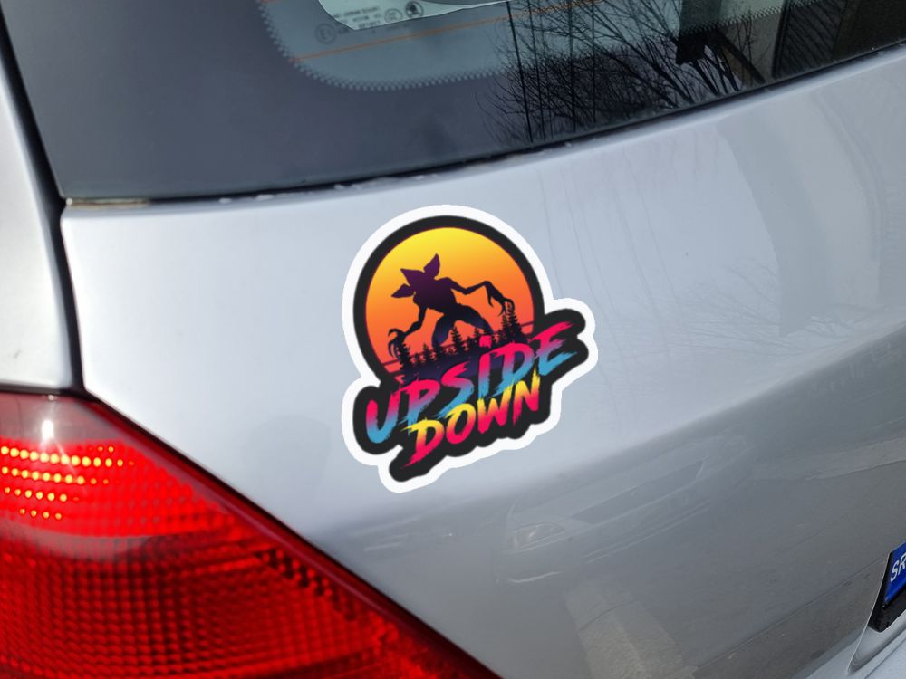 Stranger Things Upside Down 2 stiker za laptop Stranger Things Upside Down 2 stiker za laptop