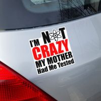 TBBT Not Crazy 2 stiker za laptop