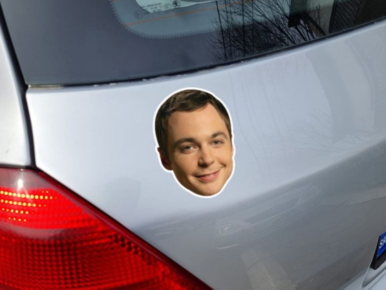 TBBT Sheldon 2 stiker za laptop