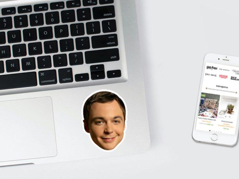 TBBT Sheldon 3 stiker za laptop