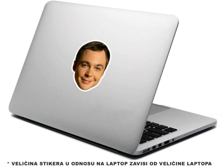 TBBT Sheldon 5 stiker za laptop