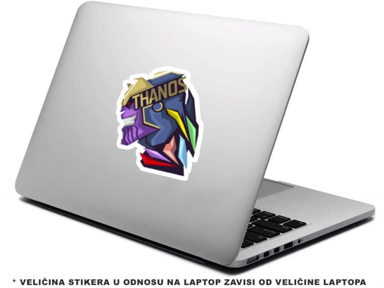 Thanos 5 stiker za laptop
