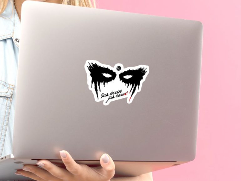 The 100 Jus Drain 1 stiker za laptop