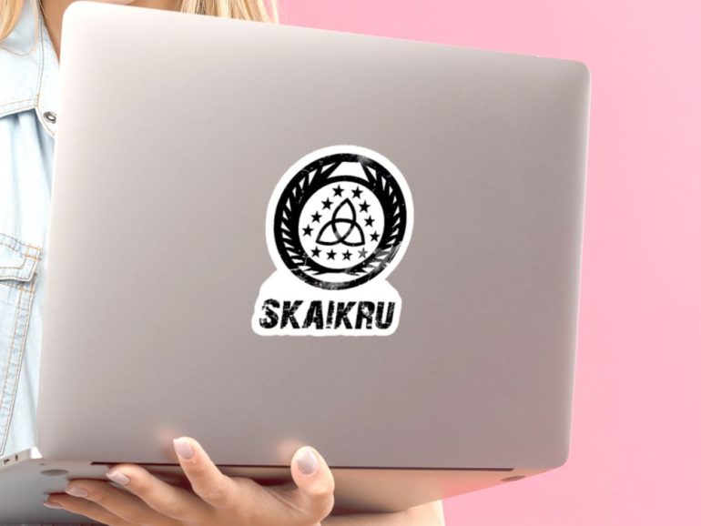 The 100 Skaikru 1 stiker za laptop