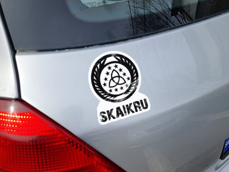 The 100 Skaikru 2 stiker za laptop