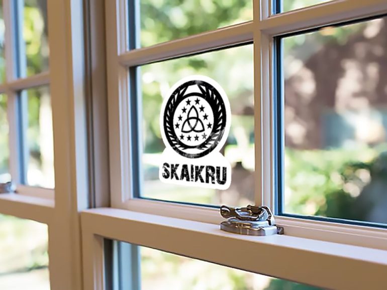 The 100 Skaikru 4 stiker za laptop