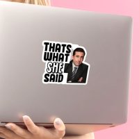 The Office Thats What She Said 1 stiker za laptop