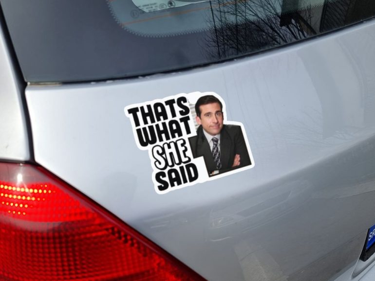 The Office Thats What She Said 2 stiker za laptop