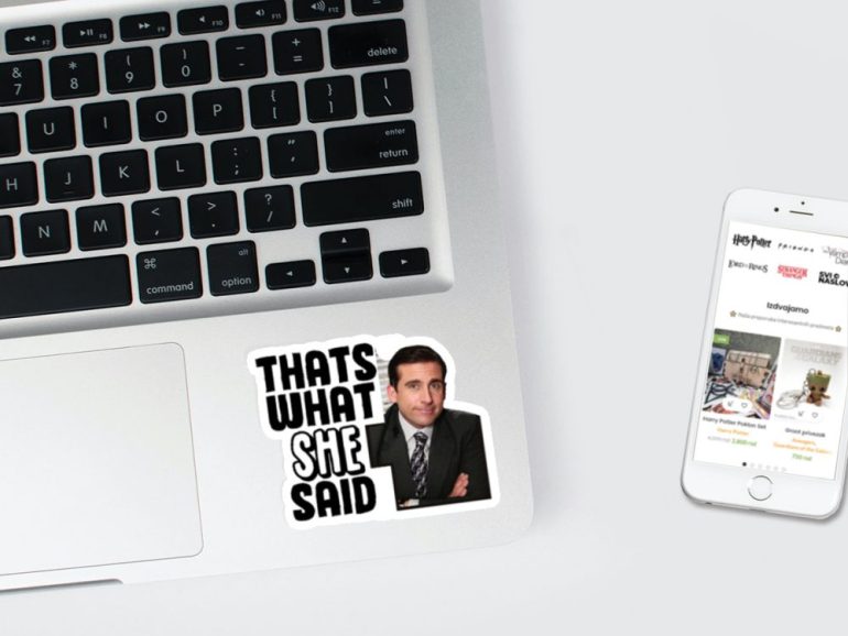The Office Thats What She Said 3 stiker za laptop