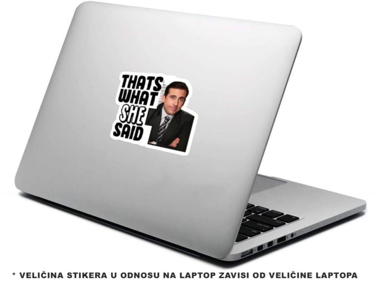 The Office Thats What She Said 5 stiker za laptop