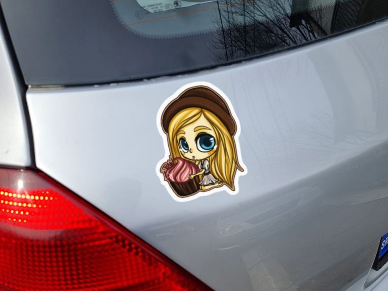Vampire Diaries Caroline 2 stiker za laptop
