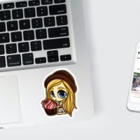 Vampire Diaries Caroline 3 stiker za laptop