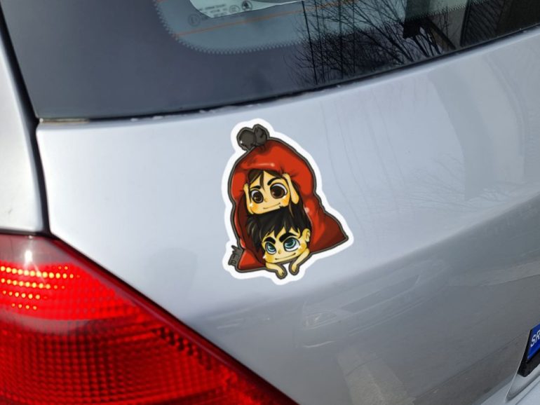 Vampire Diaries Cebe 2 stiker za laptop