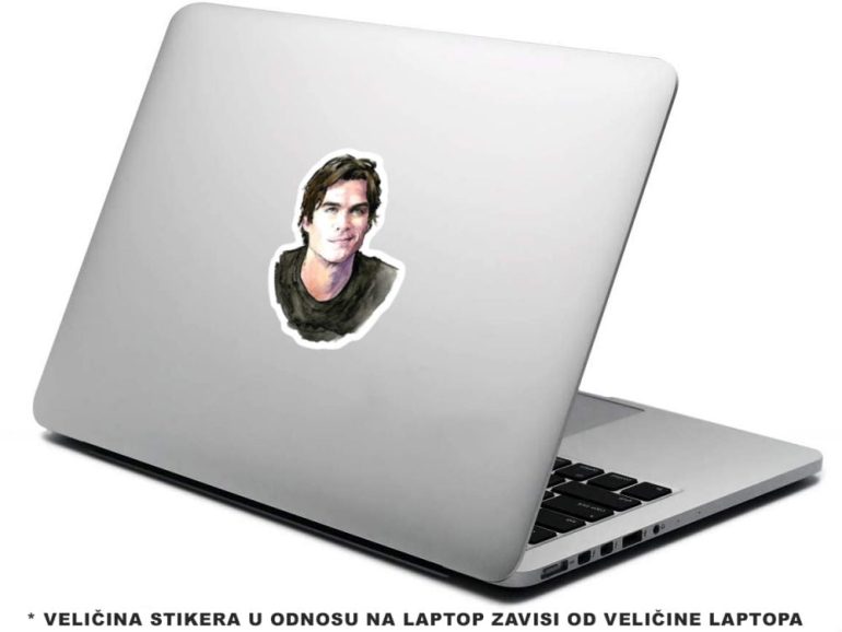 Vampire Diaries Damon 5 stiker za laptop