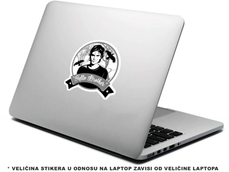 Vampire Diaries Hello Brother 5 stiker za laptop