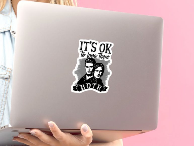 Vampire Diaries Its Ok 1 stiker za laptop
