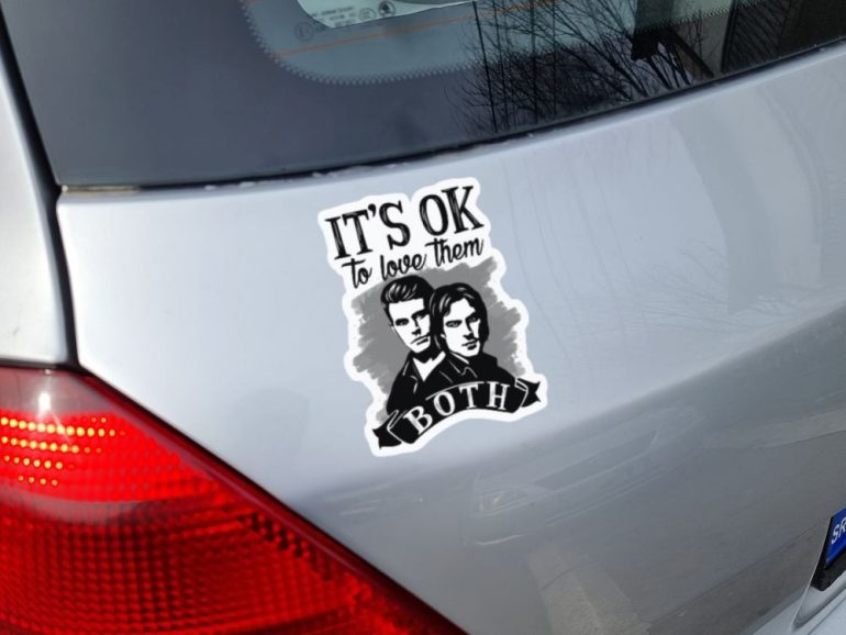 Vampire Diaries Its Ok 2 stiker za laptop