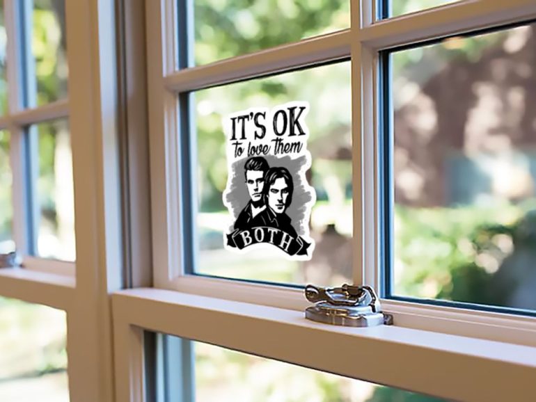 Vampire Diaries Its Ok 44 stiker za laptop
