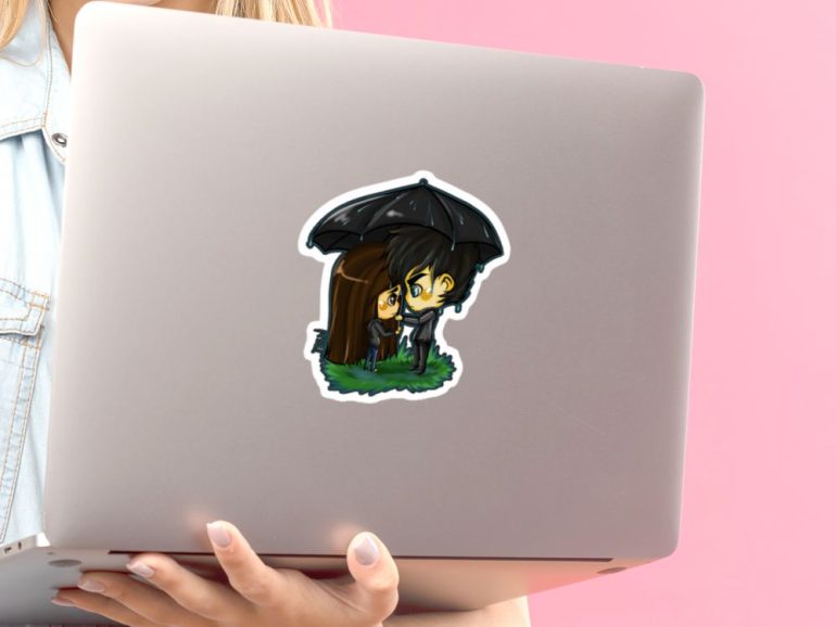 Vampire Diaries Kisobran 1 stiker za laptop