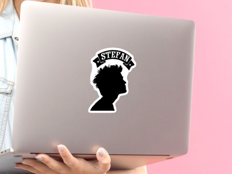 Vampire Diaries Stefan 1 stiker za laptop