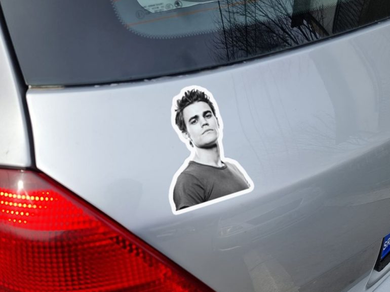 Vampire Diaries Stefan Foto 2 stiker za laptop