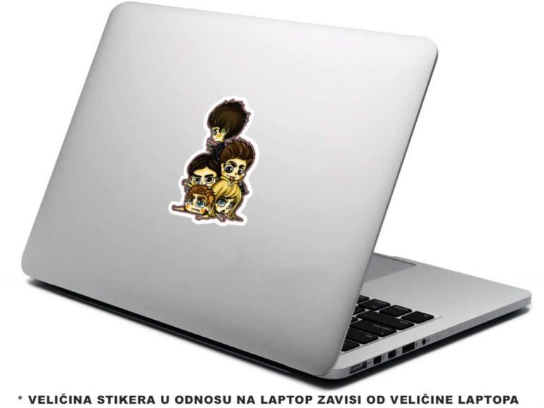 Vampire Diaries Svi 5 stiker za laptop