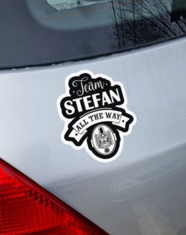 Vampire Diaries Team Stefan 2 stiker za laptop