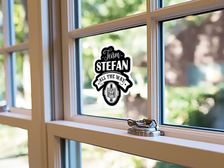 Vampire Diaries Team Stefan 4 stiker za laptop