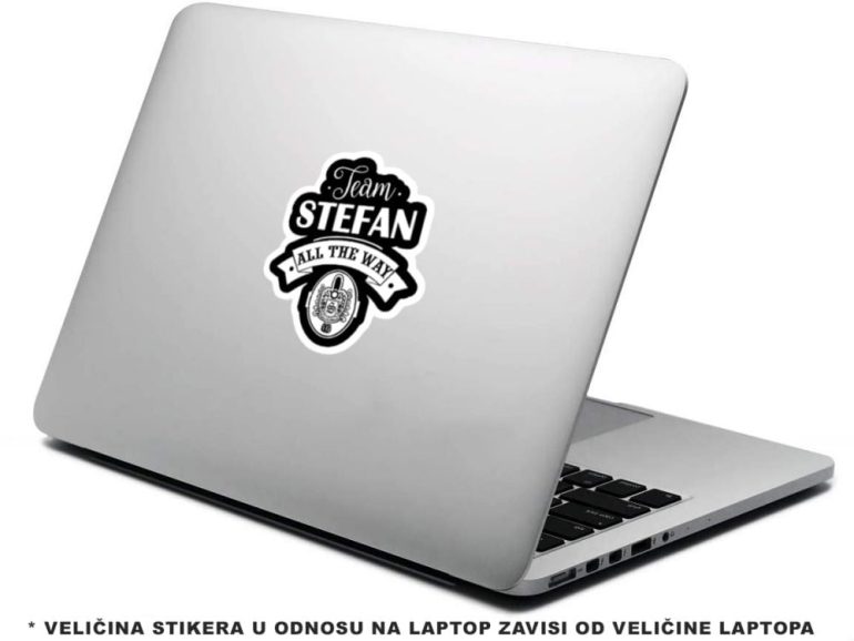 Vampire Diaries Team Stefan 5 stiker za laptop