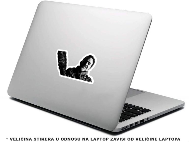 Walking Dead Negan 5 stiker za laptop