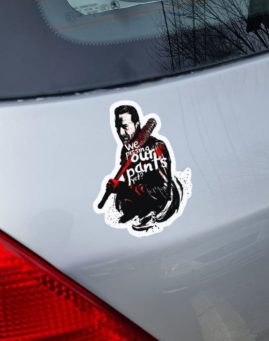 Walking Dead Negan Pants 2 stiker za laptop