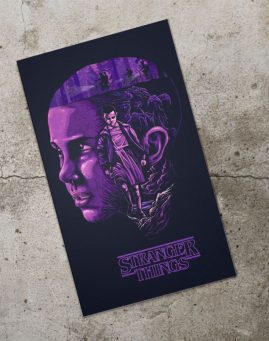 Eleven Purple 1 Stranger Things Bookmarker Obelezivac