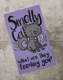 Smelly Cat 1 Friends Bookmarker Obelezivac