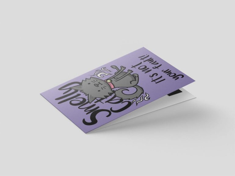 Smelly Cat 2 Friends Bookmarker Obelezivac