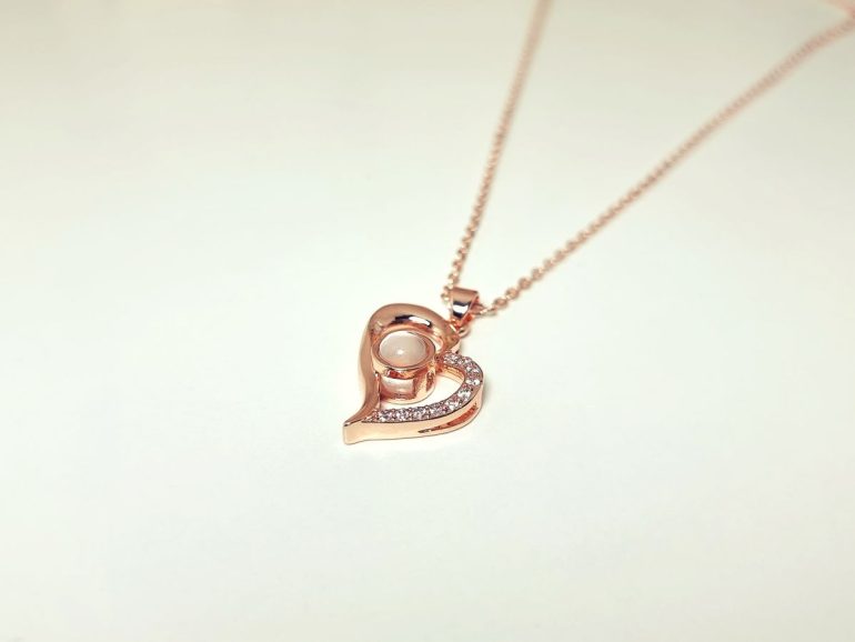 Love Ogrlica Srce Gold 4