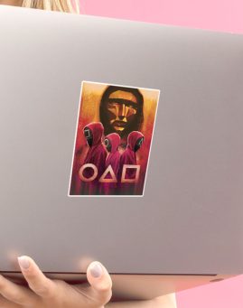 Squid Game Stiker Nalepnica za laptop 1