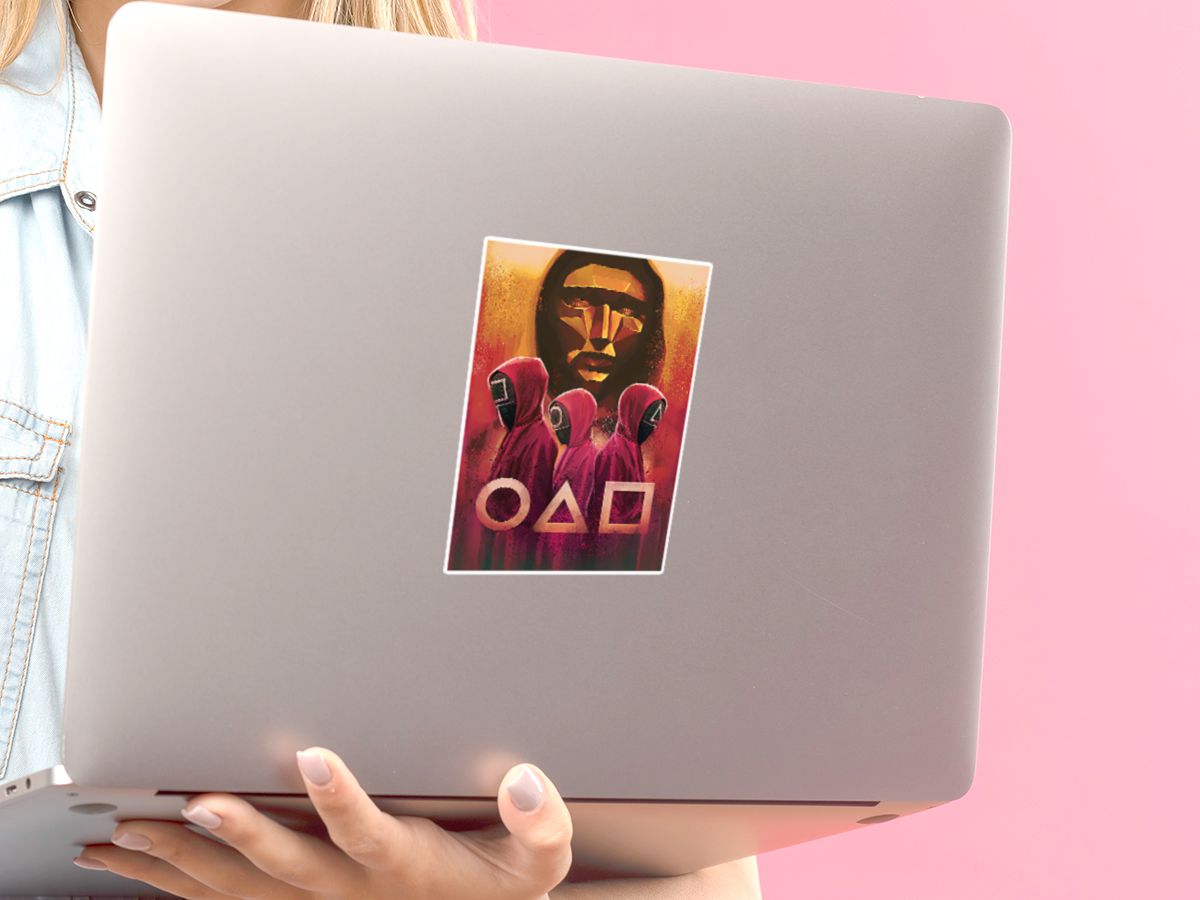 Squid Game Stiker Nalepnica za laptop 1 Squid Game Stiker Nalepnica za laptop 1