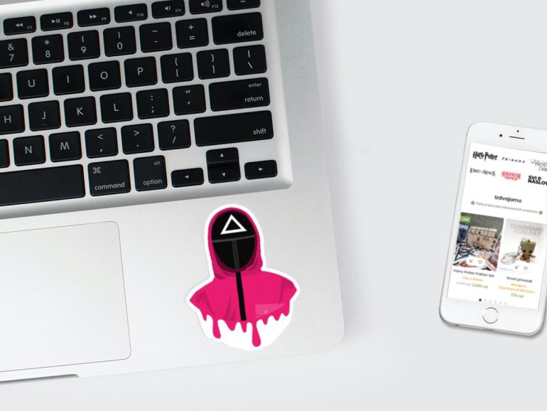 Squid Game Stiker Nalepnica za laptop 9