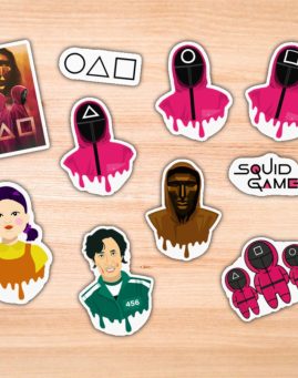 Squid Game Stiker Pak