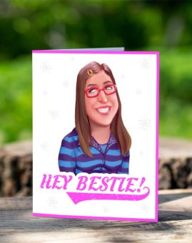 The Big Bang Theory Amy Hey Bestie Cestitka 1