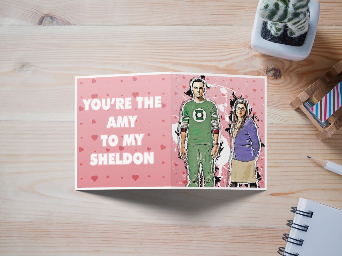 The Big Bang Theory Amy to My Sheldon cestitka 1 The Big Bang Theory Amy to My Sheldon cestitka 1