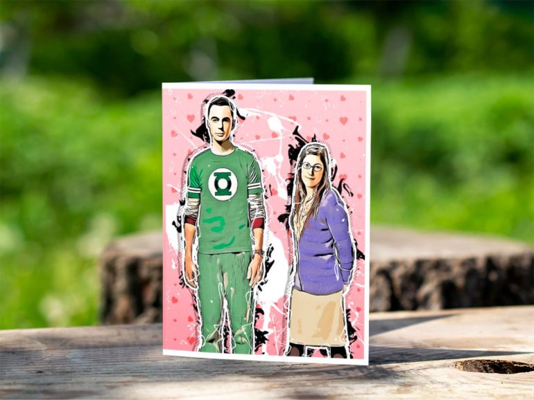 The Big Bang Theory Amy to My Sheldon cestitka 2