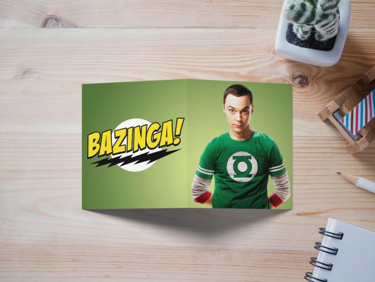 The Big Bang Theory Sheldon Cooper Cestitka 2