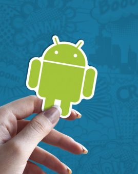 Android stiker za laptop