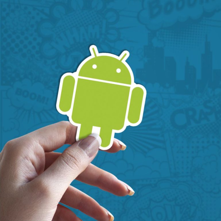 Android stiker za laptop
