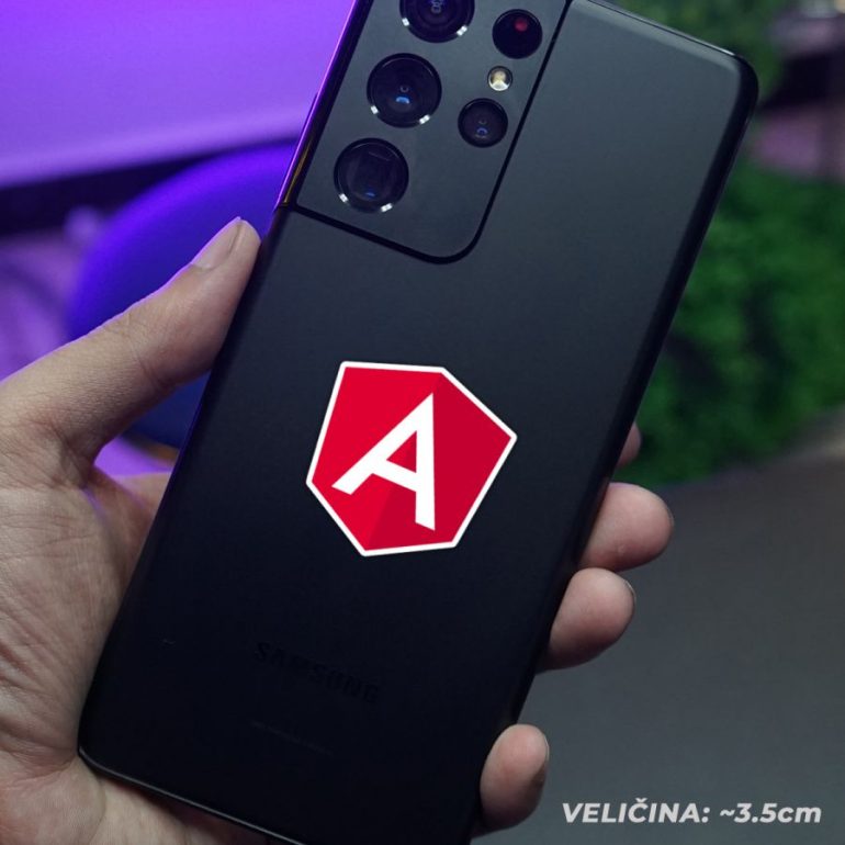 AngularJS stiker za laptop