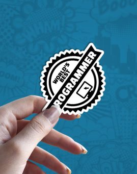 Best Programmer stiker za laptop