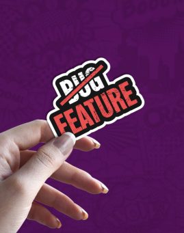 Bug Feature stiker za laptop