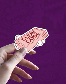 Clean Code stiker za laptop