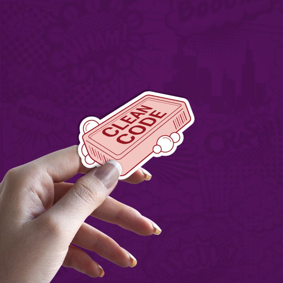 Clean Code stiker za laptop Clean Code stiker za laptop